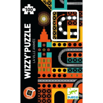 Puzzle magico The lively city 100 pz Djeco