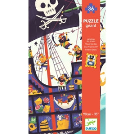 Puzzle Gigante La nave dei pirati 36 pz Djeco