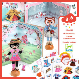Stickers riposizionabili piccolo guardaroba Djeco