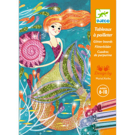 Kit creativo glitter mermaids Djeco