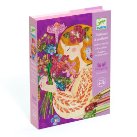 Kit creativo glitter the scent of flowers Djeco