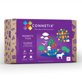 Set 62 tessere magnetiche Rainbow 100% Plastica ABS Atossica Connetix