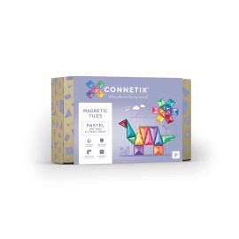 Set 32 tessere magnetiche pastello 100% Plastica ABS Atossica Connetix