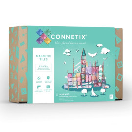 Set 106 tessere magnetiche pastello 100% Plastica ABS Atossica Connetix