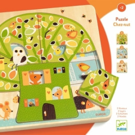 Puzzle a tre livelli chez nut Djeco