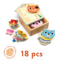 Puzzle in legno scatola dressup mix djeco