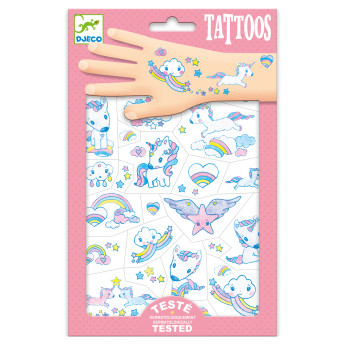 Tatuaggi Unicorns Djeco