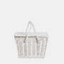 Cesto Piki Rattan Basket - white