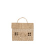 Cesto Rattan Casa clutch- straw