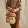 Cesto Rattan Mushroom basket- Natural