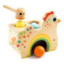 Tapatou gallina batti batti con palline Djeco
