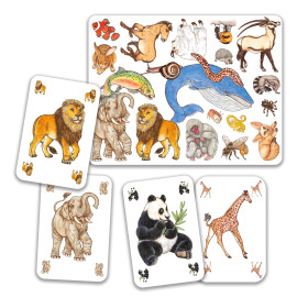 Gioco di carte Zanimatch Djeco