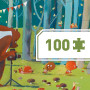 Puzzle amici della foresta 100 pezzi djeco