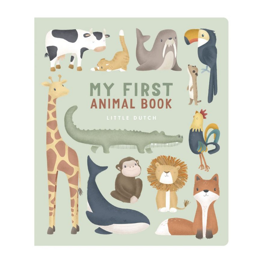 Libro cartonato my first animal book Little Dutch - Poppy Kidshop di  Cappellotto Elisa