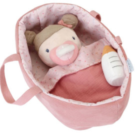 Bambola baby Rosa con culla e accessori Little Dutch