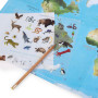 Mappamondo con trasferelli Moulin Roty