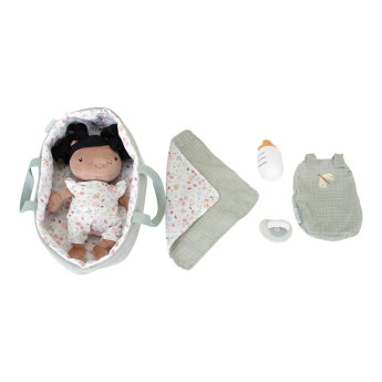 Bambola baby Evi con culla e accessori Little Dutch