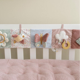 Libro da appendere al lettino Flower & butterflies Little Dutch
