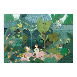 Puzzle cerca trova nel giardino delle piante Parigi 100 pz  Moulin Roty