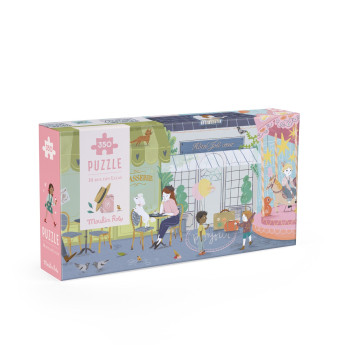 Puzzle cerca trova Rue des lilas 350 pz Moulin Roty