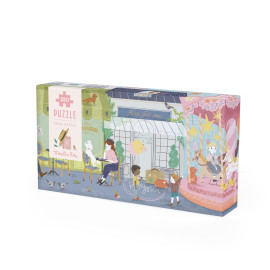 Puzzle cerca trova Rue des lilas 350 pz Moulin Roty