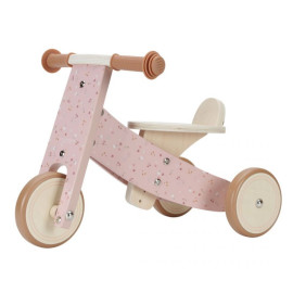 Triciclo in legno rosa Little Dutch
