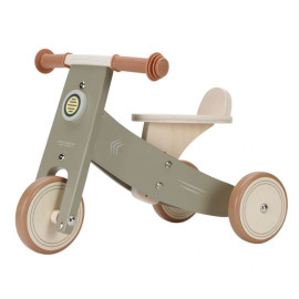 Triciclo in legno oliva Little Dutch