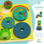 Puzzle incastro e gioco di equilibrio puzz and Stack Rainbow Djeco