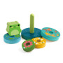 Puzzle incastro e gioco di equilibrio puzz and Stack Rainbow Djeco