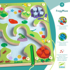 Gioco penna magnetica Frogy Maze Djeco