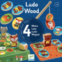 Set 4 giochi Ludo Wood Djeco