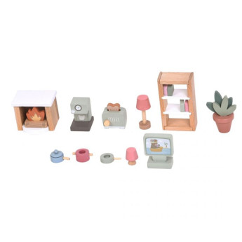 Living room - set gioco casa delle bambole Little Dutch