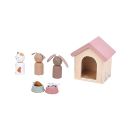 Animali- set gioco casa delle bambole Little Dutch