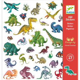 Stickers Dinosauri 160 pz Djeco