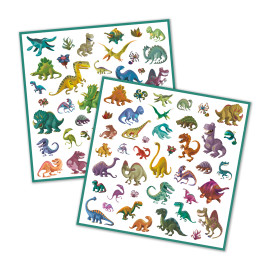 Stickers Dinosauri 160 pz Djeco