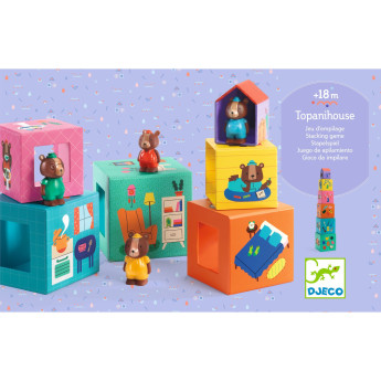 Set cubi impilabili Topanihouse Djeco