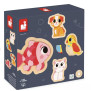 Puzzle progressivi 4 pz - Animali domestici- Janod