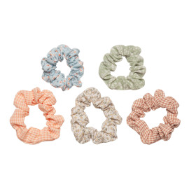 Set 5 elastici floral scrunchies Mimi & Lula