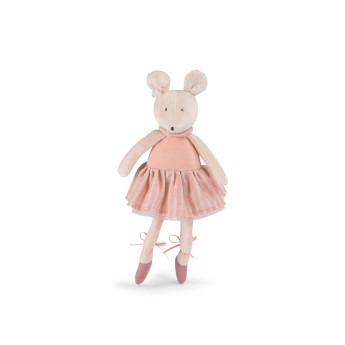 Peluche Anna topo rosa La petite école de danse Moulin Roty