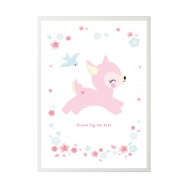 Poster cameretta cerbiatto A Little Lovely Company- Poppykidshop