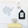 Poster cameretta elefante A Little Lovely Company ambientazione- Poppykidshop