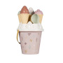 Set spiaggia gelati Ocean dreams pink Little Dutch