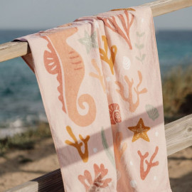 Telo mare ocean dreams rosa Little Dutch